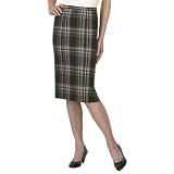 Isaac Mizrahi for Target  Plaid Pencil Skirt - Brown