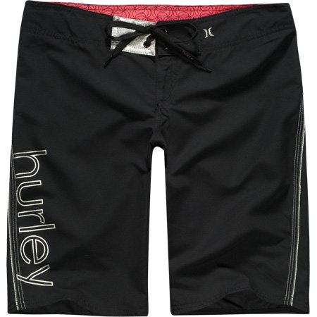 HURLEY One and Only Grain II Womens Boardshorts - Black