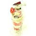 Gift Wrapped 2 Tone Strawberry Marble Parfait Icecream Sundae Dessert 2 Hand Towels Wash Cloth Home Gift Set Pink and Vanilla colors with Strawberry Magnet