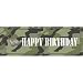 American Hero Camo Happy Birthday Banner