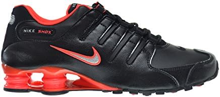 Nike Shox NZ Men's Shoes Black/Metallic Silver-Bright Crimson 378341-006 (8.5 D(M) US)