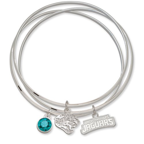 Jacksonville Jaguars Triple Bangle Bracelet