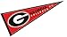 GEORGIA BULLDOGS OFFICIAL LOGO FULL SIZE FELT PENNANT