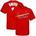 Majestic St. Louis Cardinals #1 Ozzie Smith Red Cooperstown Player T-shirt (XX-Large)