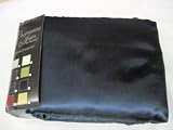 New Navy Charmeuse Woven Satin Queen Bedsheet Set