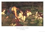 Hylas and the Nymphs, 1896 Styles Art Poster Print by John William Waterhouse, 28x20