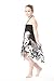 Girl Hawaiian Halter Dress in Black Indri