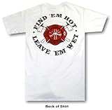 Firefighter FIND EM HOT LEAVE EM WET T Shirt, xxxl (3X)