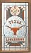 Texas Longhorns Stained Glass Wall Clock