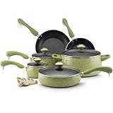 Paula Deen 15-pc. Nonstick Signature Porcelain Cookware Set, Pear