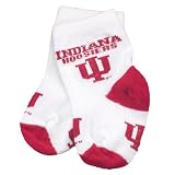 Indiana Hoosiers White Infant (903) Bootie Socks