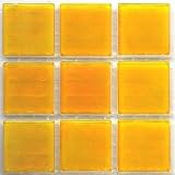Diamond Tech Glass Mosaic Glass Series - Clear Yellow Ceramic Tile