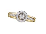 Stunning Genuine Diamond Promise Ring