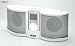 iPod Speaker Dock with AM/FM Radio Alarm Clock and Charging Cradle - White