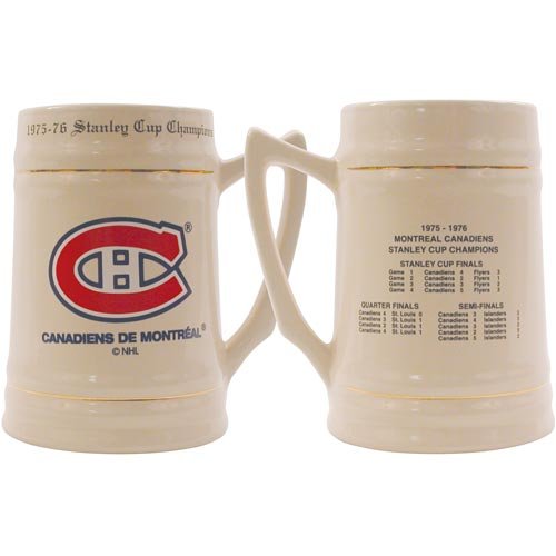 Buy Hunter Montreal Canadiens 1976 Stanley Cup Champions Stein by Hunter Manufacturing