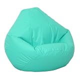 Aqua Kid's Large Lifestyle Vinyl Beanbag By Elite Furniture