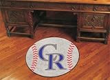 Fanmats Colorado Rockies Baseball Mat - Colorado Rockies One Size