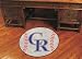 Colorado Rockies 29" Round Baseball Floor Mat (Rug)