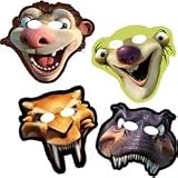 Ice Age 3 Dawn of the Dinosaurs Party Favor Masks 8 count