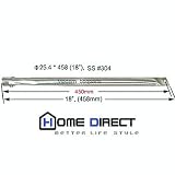13181 Universal Replacement Stainless Steel Pipe Burner for Perfect Flame, Uniflame, and Other Grills