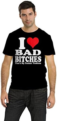 I Love Bad Biches T-Shirt Black