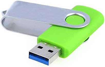 Meily(TM) Rainbow Colorful Swivel USB3.0 32GB Flash Drive Memory Stick Thumb U-Disk (Green)