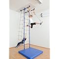 Turnger�t f�r Kinder. Kletterger�st f�r Zuhause. Modell 2.01. Farbe gr�n/gelb. Raumh�he von 2,4 m bis 2,90 m