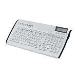 Zignum Multimedia Tastatur 7350 (englisches Layout, 9 Hotkeys, USB) wei&szlig;