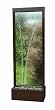 Gardenfall Botanica Center Mount 90" Fountain Dark Copper with Bamboo Etched Glass By Bluworld