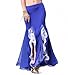 ZLTdream Women's Belly Dance Milk Silk Curling Skirt