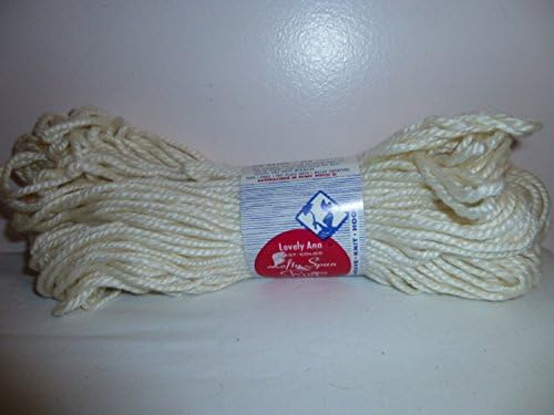 White Lofty Spun Yarn 75% Rayon 25% Cotton No. 0612 Bleached White