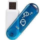 PQI i261 1GB USB Flash Drive, Blue - Retail Package