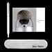 Bear Motion &reg; Premium Conductive Fiber Stylus with Built in Ball Pen for iPad 3, iPad 4, iPad Mini, iPhone 4s, iPhone 5, Nexus 7, Galaxy S 3, Kindle Fire and All other Capacitive Touch Screen Devices (White)