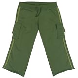 Olive Drab Womens Capri Sweatpants