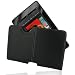 PDair Leather Case for Amazon Kindle fire - Horizontal Pouch Type (Black)
