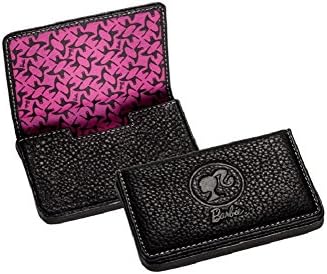 Barbie Collectors - Women's Barbie Silhouette Leather Business Card Case & Pouch