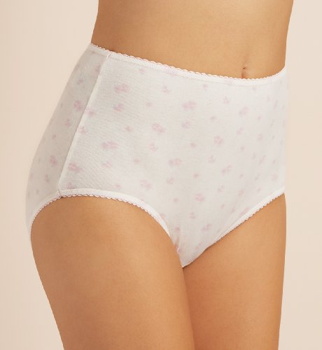 5 Bloom Print Full Briefs