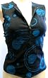 Mosquitohead Women's ORBIT PRINT SLEEVELESS ZIPPER VEST
