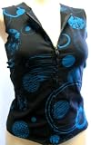 Mosquitohead Women's ORBIT PRINT SLEEVELESS ZIPPER VEST