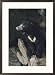 A sleepy sloth bear takes a breather outside its cave Subject Framed Art Poster Print by Joseph H. Bailey, 21x29