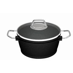 Fissler Kochtopf Black Edition 20 cm, 2,6l silber