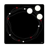 Lifestyle Domino Red Square Mats (set of 4) - 0170DOMIU