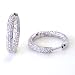 0.5 Carat 14KWG Diamond Hoop Earrings