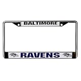 Express Baltimore Ravens Chrome License Plate Frame