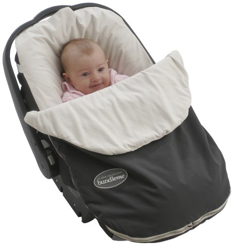 JJ Cole Lite Plain Infant Bundle Me - Graphite