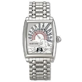 Gerald Genta Retro Solo Fantasy Mens' Watch Automatic Stainless Steel Mother-of-Pearl Dial... by  