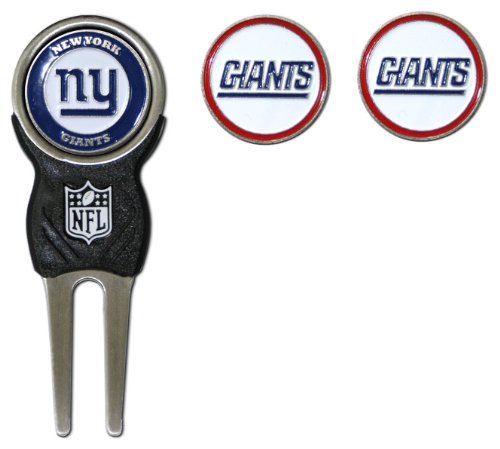 NFL New York Giants Signature Divot Tool and 2 Extra Markers