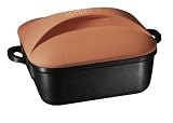 Berndes Cast Aluminium Oval Roaster with Terracota Lid 24x24