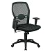 Office Star WORKSMART 599302 Screen Back Chair with Mesh Seat