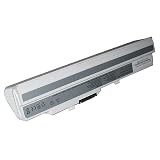 Laptop Battery for LG X110 Series, MSI Wind U100, U100X, U90 Series (9-Cell, White)